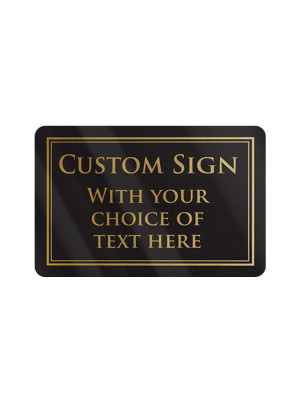 Small Custom Your Own Text Bar Notice