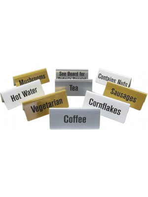 Personalised Beverage & Buffet Table Top Tent Notices - BT001