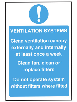 CE080 - Ventilation System Safety Sign