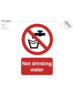 Not Drinking Water Notice