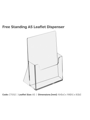 A5 Freestanding Leaflet Dispenser