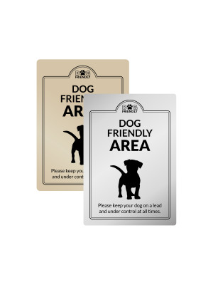 Dog Friendly Area (Interior Sign)