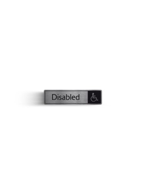 DM048 - Disabled with Symbol Door Sign