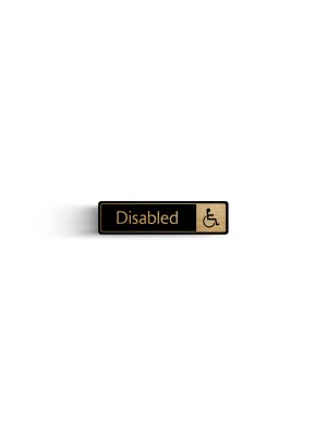 DM088 - Disabled with Symbol Door Sign