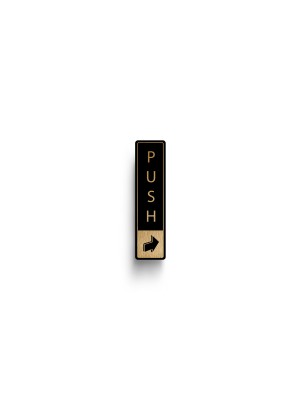 DM094 - Push Vertical with Symbol Door Sign