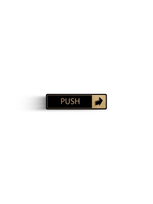 DM095 - Push Horizontal with Symbol Door Sign