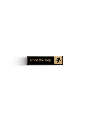 DM099 - Mind The Step with Symbol Door Sign