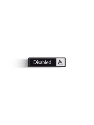 DM108 - Disabled with Symbol Door Sign