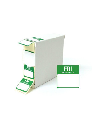 Friday 25x25mm Food Labels - DY048