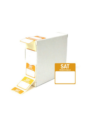 Saturday 25x25mm Food Labels - DY049