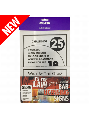 Essential Modern Bar Licensing Sign Pack