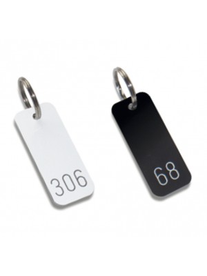 Numbered Only Engraved Key Fobs - Multiple Options