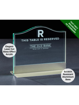 Emerald Monument Reserved Table Notice - ER008