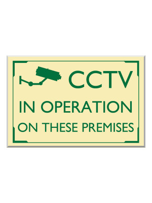 Exterior Wall Mounted CCTV in Operation Notice