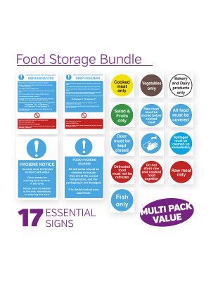 Food Storage Sign Pack - FSTPK