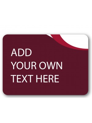 A5 Your Own Text Guest Information Notice - GH030 - Multiple Colours