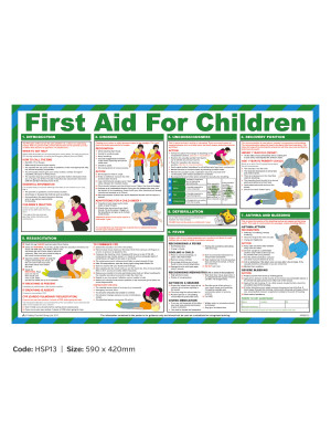 HSP13 - First Aid for Children Poster