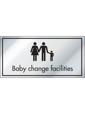 Baby Change Facilities Information Door Sign - ID002