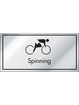 Spinning Room Information Door Sign - ID015