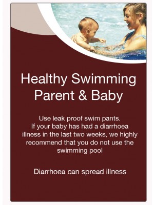 Healthy Swimming Parent & Baby Notice - LP001
