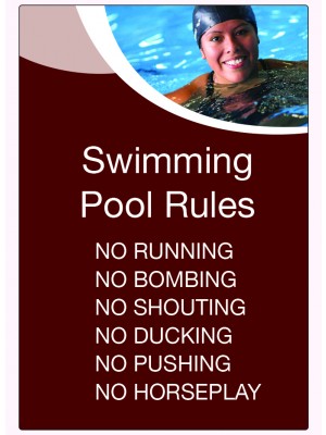 6 Swimming Pool Rules Notice - LP002