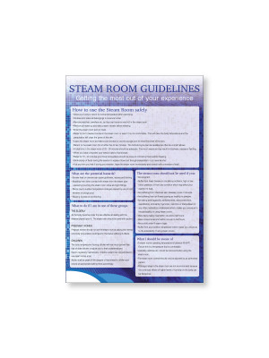 Steam Room Guidelines Notice - LP007