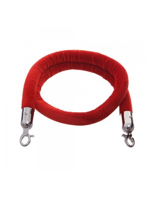 Red 1.5 metre Velvet Rope - RBS009 RED