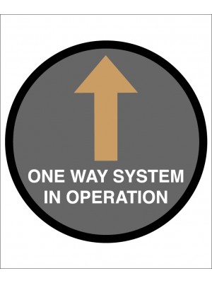 One Way System in operation floor graphic