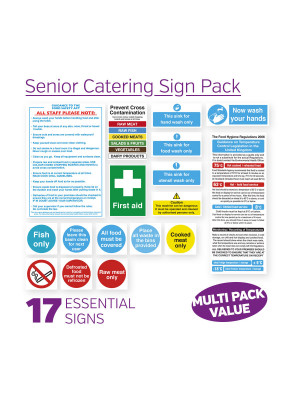 Senior Catering Sign Pack - SENPK
