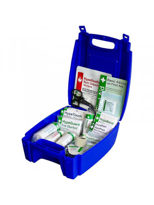 Small Catering First Aid Kit BS8599 in Blue Case