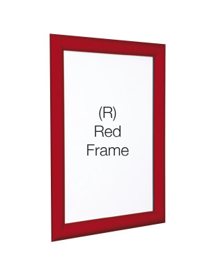 RED 25mm Profile Snap Poster Frames