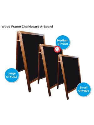 Wood Frame Chalkboard A-Board
