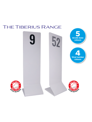 The Tiberius Range - Function Room Table Numbers