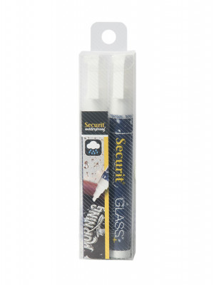 White Waterproof Chalk marker pens. 2-6mm Nib - Pack of 2 | AB170