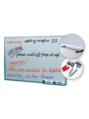 Magnetic Dry Wipe Boards with Pen Tray