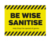 Be Wise Santise floor graphic