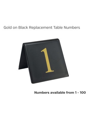 Replacement Table Top Table Numbers - TNB Range