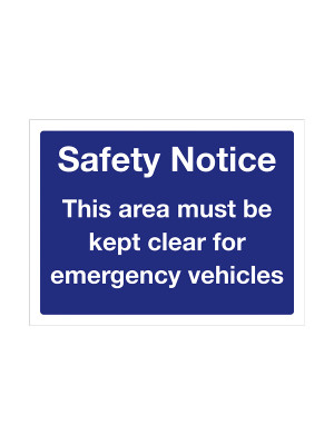 Emergency Vehicle Safety Exterior Notice - Mount Options