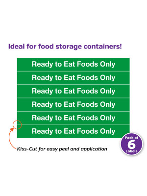Ready To Eat Food Only Labels