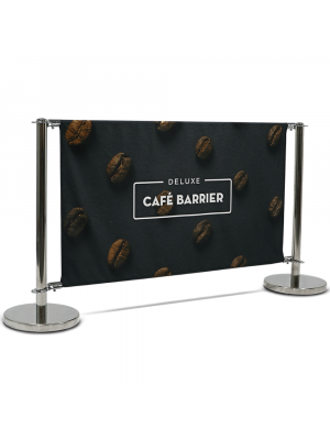 Deluxe Cafe Barrier Full Kit - 1500mm Single Sided Print