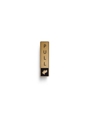 DM037 - Pull Vertical with Symbol Door Sign