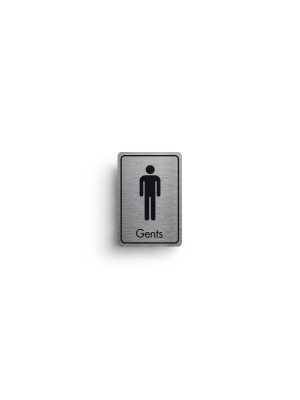 DM043 - Gents Symbol with Text Door Sign