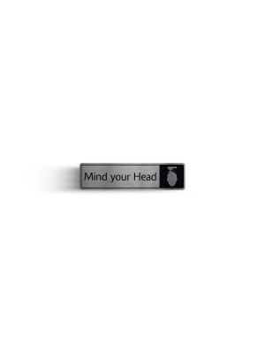 DM058 - Mind Your Head with Symbol Door Sign