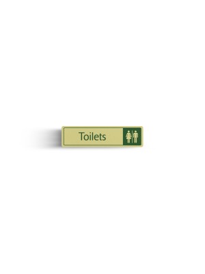 DM066 - Toilets with Symbol Door Sign