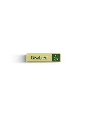 DM068 - Disabled with Symbol Door Sign