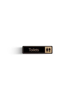 DM086 - Toilets with Symbol Door Sign