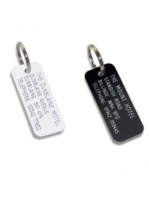 Numbered and Text Engraved Key Fobs