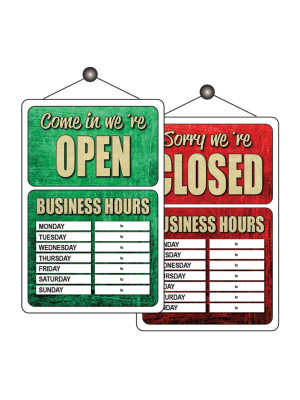 FD161 - Open & Closed Business Hours Notice 