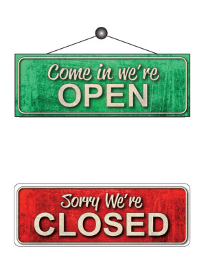 Open & Closed Notice - FD162