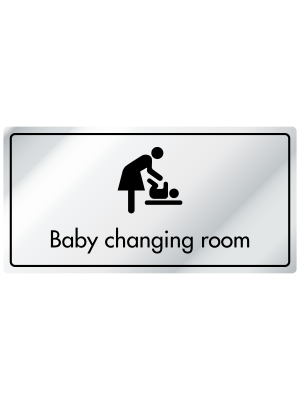 Baby Changing Room Information Door Sign - ID011